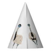 Emus Vogelliefhebbers Gepersonaliseerde Partij Feesthoedjes (Achterkant)