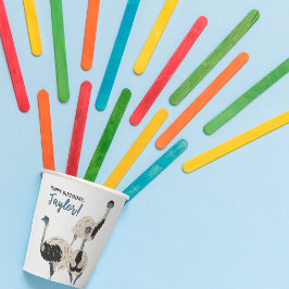 Emus Vogelliefhebbers Gepersonaliseerde Partij Papieren Bekers