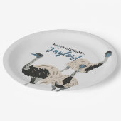 Emus Vogelliefhebbers Gepersonaliseerde Partij Papieren Bordje (Gekanteld)