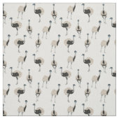 Emus vogelliefhebbers patroon stof (Swatch)