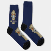 Emused Funny Emu Pun Socks Sokken (Rechts)