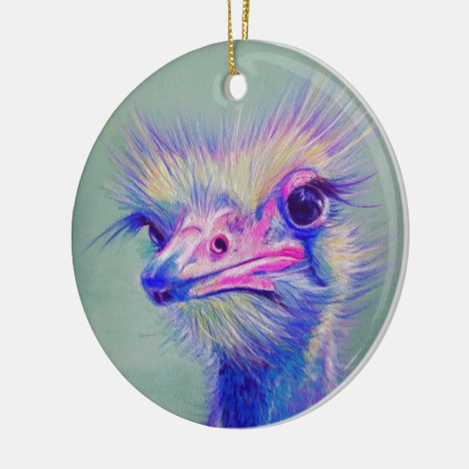 Emuvogel Keramisch Ornament (Links)