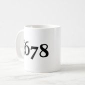 en 5678 koffiemok (Voorkant links)