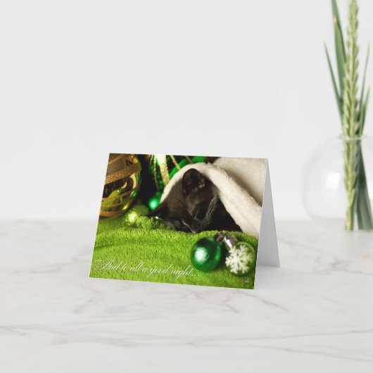 En aan allen een Goede Kaart van het Kat van de (Voorkant)