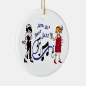 En al die Jazz Keramisch Ornament (Rechts)