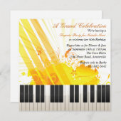 En al die Jazz uitnodiging (Voorkant / Achterkant)