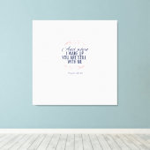 En als ik wakker word ben je nog steeds bij me canvas afdruk (Insitu (Houten vloer))