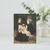 En Ammes Besøg - Bertha Wegmann Schone Kunsten Briefkaart (Staand voorkant)