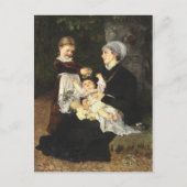 En Ammes Besøg - Bertha Wegmann Schone Kunsten Briefkaart (Voorkant)