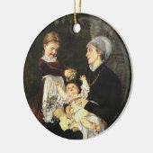 En Ammes Besøg - Bertha Wegmann Schone Kunsten Keramisch Ornament (Links)