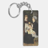 En Ammes Besøg - Bertha Wegmann Schone Kunsten Sleutelhanger (Voorkant Links)