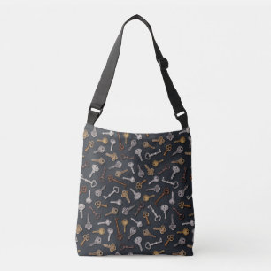  en Antiek sleutels Crossbody Tas