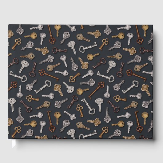  en Antiek sleutels Gastenboek (Voorkant)