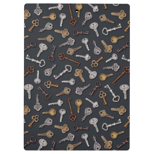  en Antiek sleutels Klembord (Achterkant)