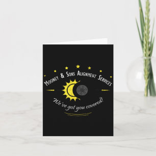 En Astronomie Wetenschap Fans Zonne-eclips Kaart