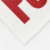 En baby dat is showbusiness voor jou fleece deken (Hoek)