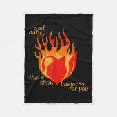 En Baby dat Show zaken voor u Fleece Deken (Voorkant)