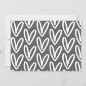 En baby maakt drie multi-foto moderne geboorte aankondiging (Achterkant)