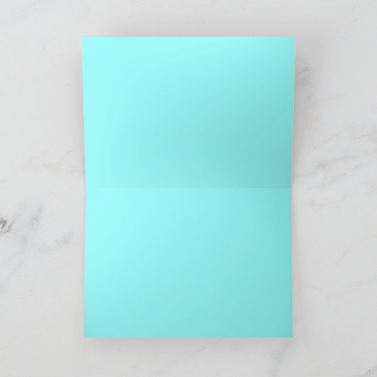 En BABY maakt er 3! (blauw) Aankondiging (Binnen)