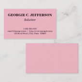  en Basic Solicitor Visitekaartje (Voorkant / Achterkant)