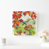 en bijtende herfst op het Boerderij Vierkante Klok (Huis)