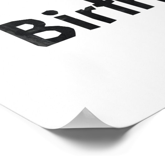 En - Birthday Cake Poster (Hoek)