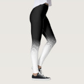 en blanco y negro con lunares leggings (Rechts)