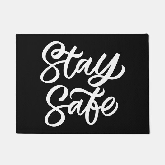 En blijf veilig deurmat (Voorkant)