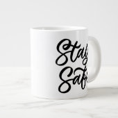 En blijf veilig grote koffiekop (Voorkant rechts)