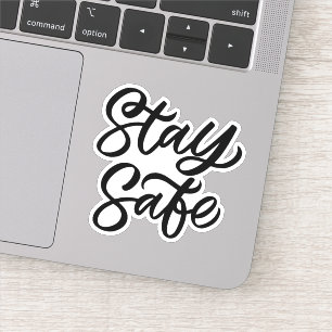 En blijf veilig sticker