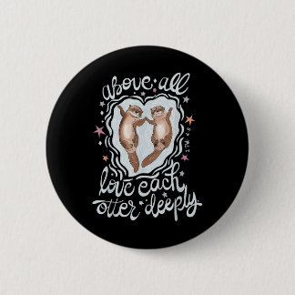 En bovenal houden ze elkaar diep ronde button 5,7 cm
