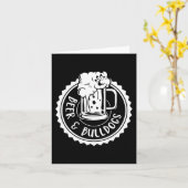 En Bulldogs - Bulldog Kaart (Gele Bloem)