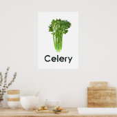 En - Celery Poster (Keuken)