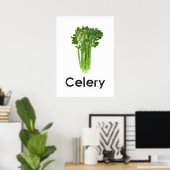 En - Celery Poster (Thuiskantoor)