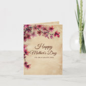  en Cherry Moederdag Bedankkaart (Voorkant)