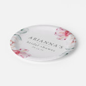  en Chic Floral Vrijgezellenfeest Lavender Papieren Bordje (Gekanteld)