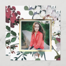 en chique Floral Graduation Party Foto