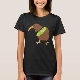 en Cute Kiwi voor Halloween Kiwi Fruit Kiwi Bird T-shirt