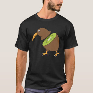 en Cute Kiwi voor Halloween Kiwi Fruit Kiwi Bird T-shirt