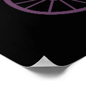 En-cyclo-Pedia Funny Encyclopedia Pun Dark BG Poster (Hoek)