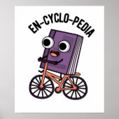 En-cyclo-Pedia Funny Encyclopedia Pun Poster (Voorkant)
