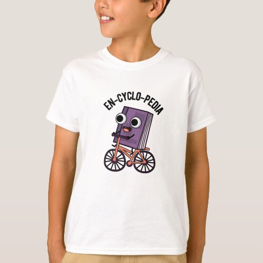 En-cyclo-Pedia Funny Encyclopedia Pun T-shirt (Voorkant)