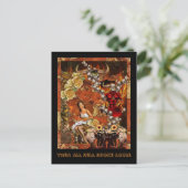 En dan alle hel Broke Loose Briefkaart (Staand voorkant)