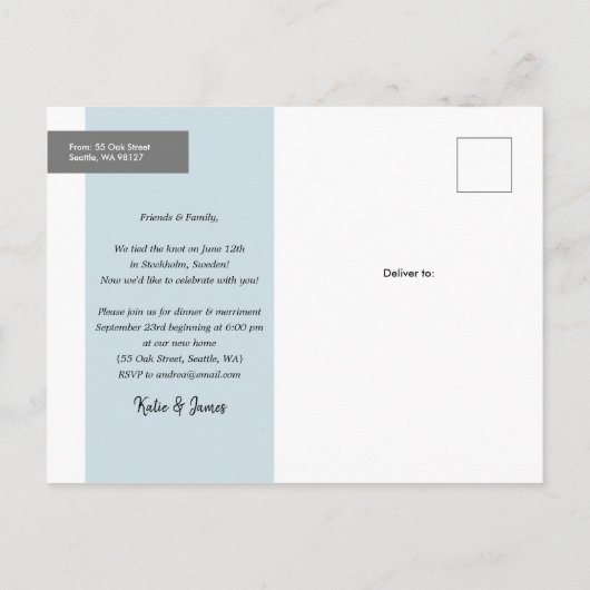 En dan hebben we de aankondiging van de bruiloft u (Achterkant)