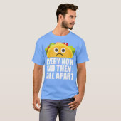 En dan Herfst ik Apart Funny Taco T-shirt (Voorkant volledig)
