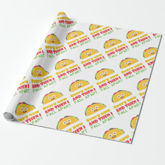 En dan Herfst ik elke dinsdag uit Funny Taco Cadeaupapier