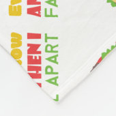 En dan Herfst ik elke dinsdag uit Funny Taco Fleece Deken (Hoek)