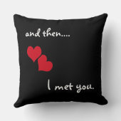 En dan... Ik heb je ontmoet Kussen (Achterkant)