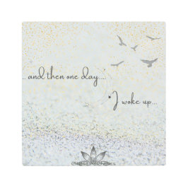 ...en dan op een dag Metal Wall Art