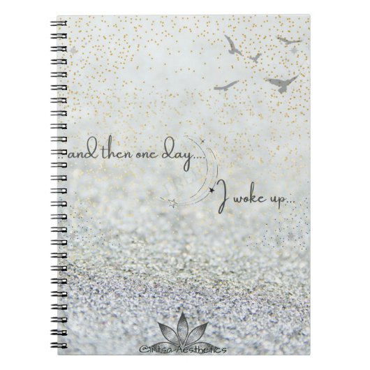 ...en dan op een dag Spiral Photo Notitieboek (Voorkant)